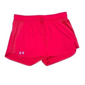 Under Amour Women’s Pull Up Shorts Color Red Size M